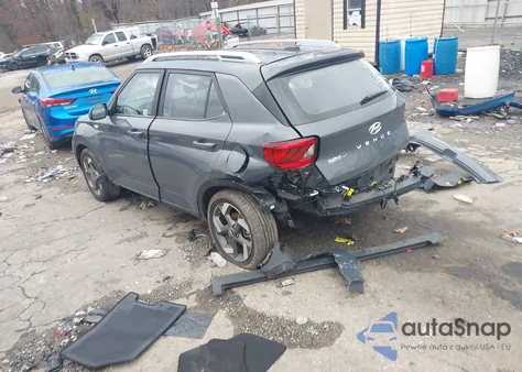 2025 Hyundai Venue Sel z USA, uszkodzony, nr VIN KMHRC8A37SU370665